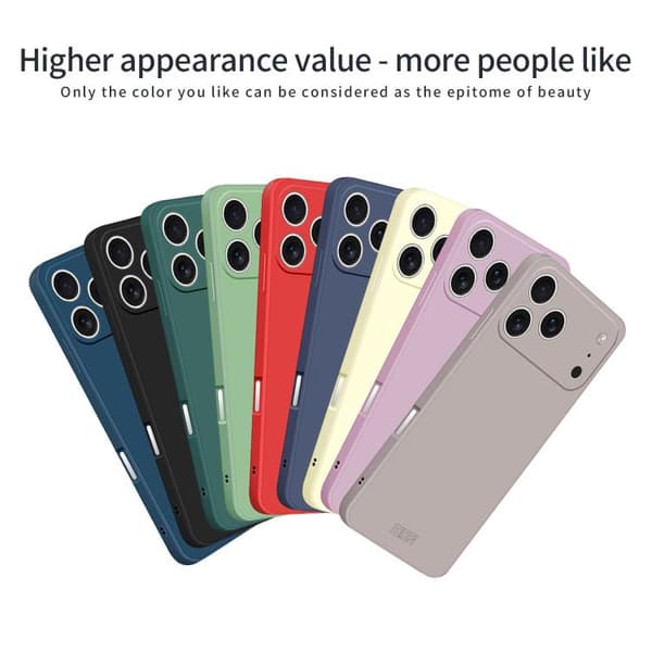 iPhone 18 Pro Max / iPhone 17 Pro Max Skal - MOFI Caring Mjukskal - Flytande Silikon Matcha Green