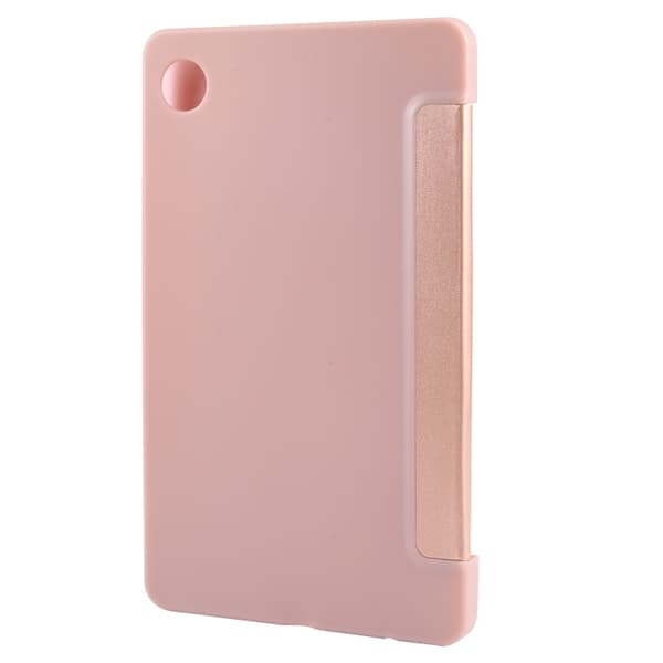 Samsung Galaxy Tab A9 / A11 Tri-fold TPU Läderfodral Roséguld