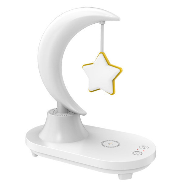 Bluetooth-högtalare LED färgglad atmosfär nattlampa - TB-35SW stjärna med trådlös laddare
