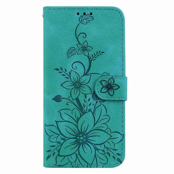 Redmi Note 14 5G - Lily Prägad Läderfodral Grön