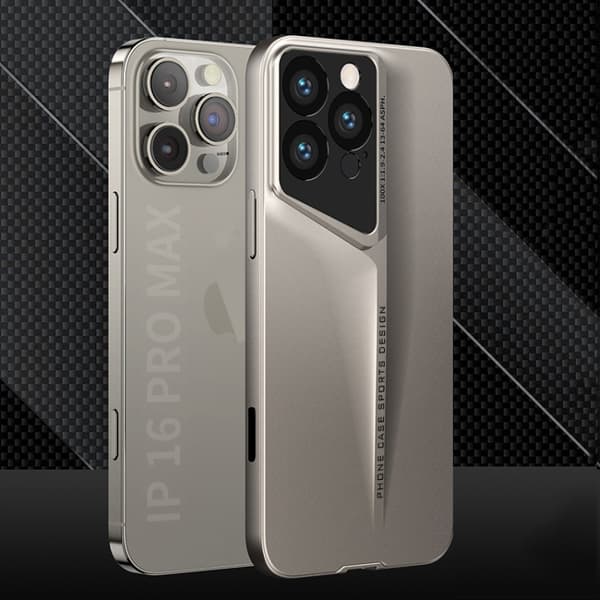iPhone 16 Pro GKK Blade Ultra-tunn Full Coverage Skal Guld