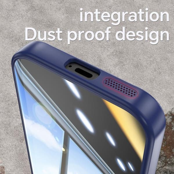 för Pixel 9a Skal - Akryl Hybrid TPU Armor Stötsäker Mobilskal Blå