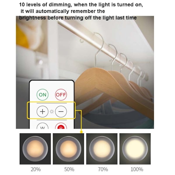 6 st / set 16 färger RGB LED nattlampa stroboskop atmosfär pat lampa fjärrkontroll skåplampa med 2 fjärrkontroller