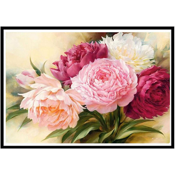 5D DIY Diamond painting - Blomma