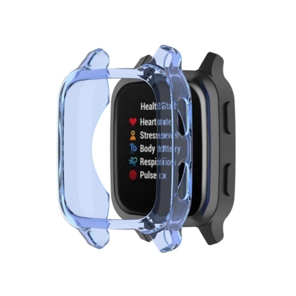 För Garmin Venu Sq 2 Halvtäckande TPU watch Transparent Blue