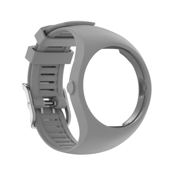 För POLAR M200 Texture Silicone Watch Band, One Size Grey