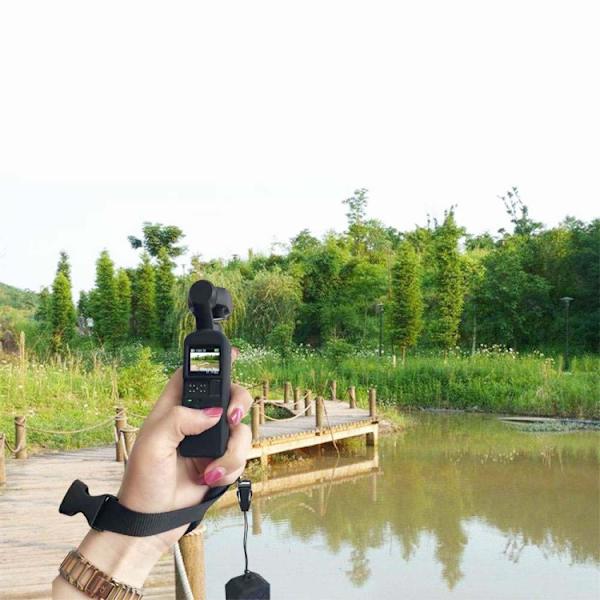 2 i 1 diamantstruktur silikonfodral set till DJI OSMO Pocket Grön