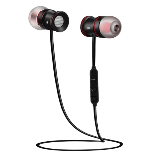 BTH-828 Magnetiska In-Ear Sport Trådlösa Bluetooth V4.1 Stereo Vattentäta Öronproppar Hörlurar med Mikrofon 2