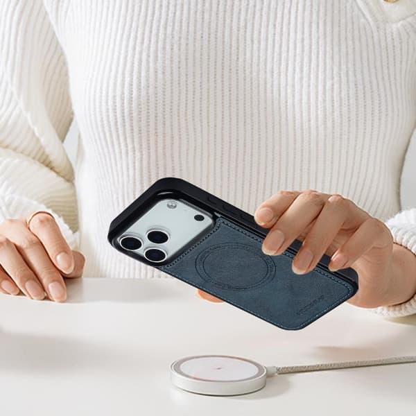 iPhone 18 Pro Max / iPhone 17 Pro Max Skal med MagSafe från LC.IMEEKE Blå