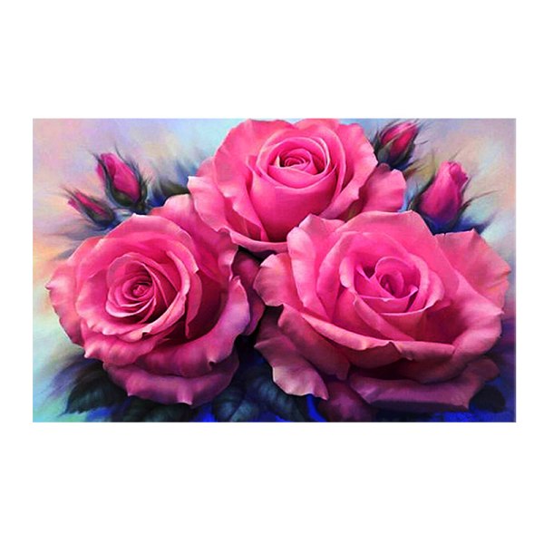 5D DIY Diamond painting - Rose Flower