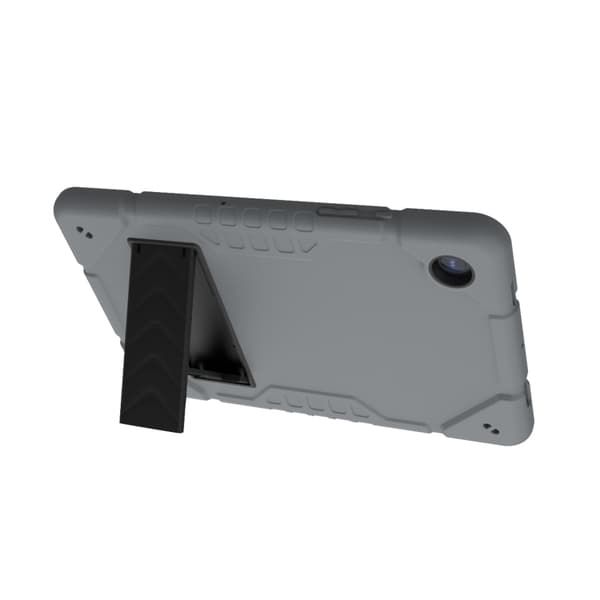 Samsung Galaxy Tab A8 Silikon Hybridfodral Grå Svart