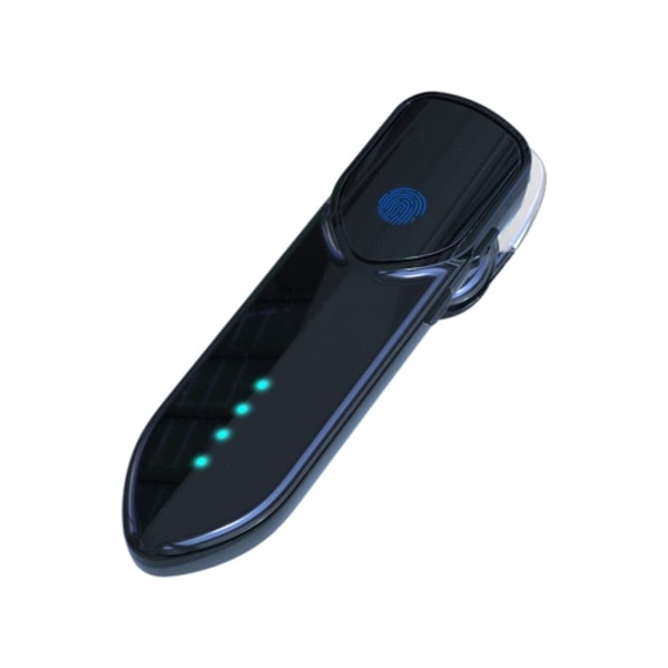 V19S Bluetooth 5.0 Business Style Fingerprint Touch Bluetooth-hörlurar Svart