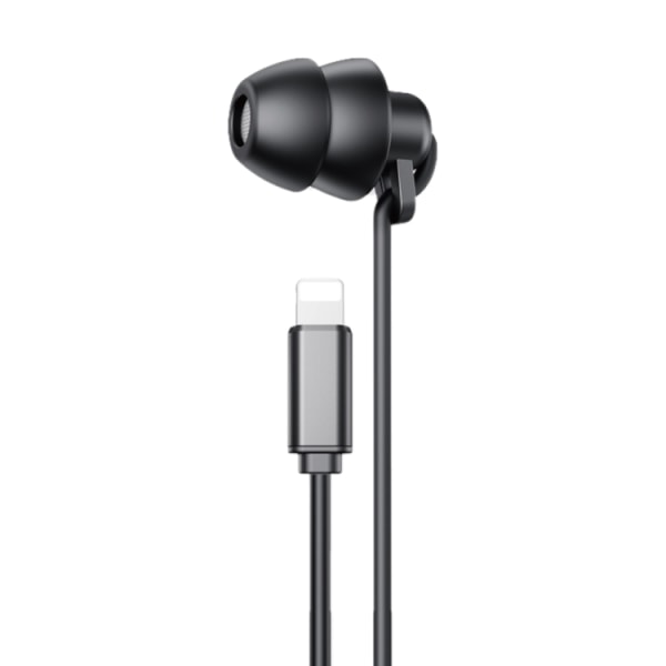 WEKOME YB02 SHQ-serien In-Ear Sleep Wired Earphone, Plug Typ: 8 Pin Svart