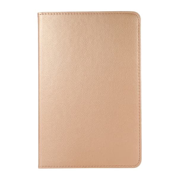 Samsung Galaxy Tab A9+ / A11+ 360° Rotationsfodral i Litchi-textur Guld