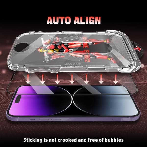 iPhone 18 Pro Max / iPhone 17 Pro Max - Lättinstallerad Matt Armor Härdat Glasfilm