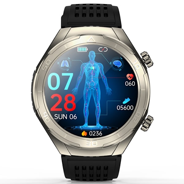 FD02 1,46 tums färgskärm Smart Watch Silver