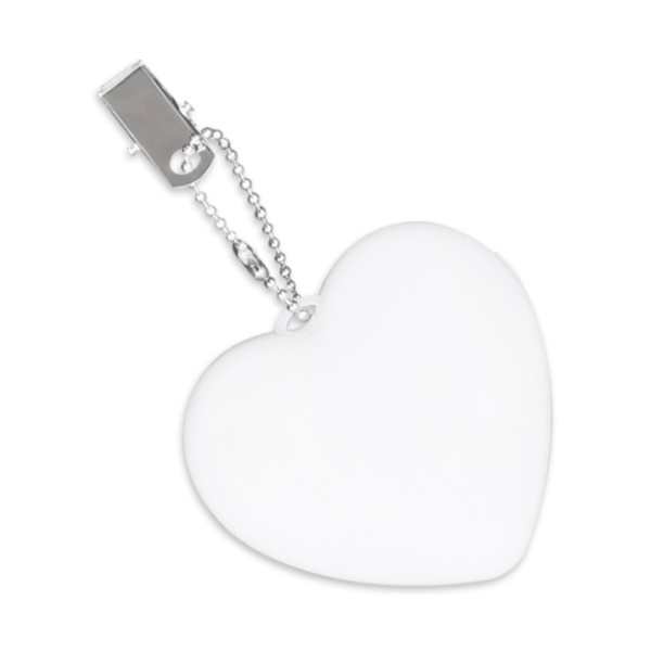 TY772 Mini LED Handväska Touch Sensing Nattlampa (Hjärtformad)