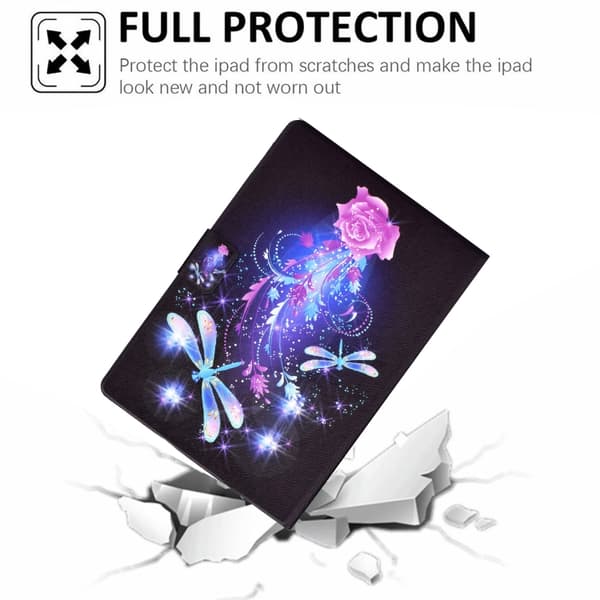Samsung Galaxy Tab A 8.0 (2015) TPU Läderfodral Fjäril
