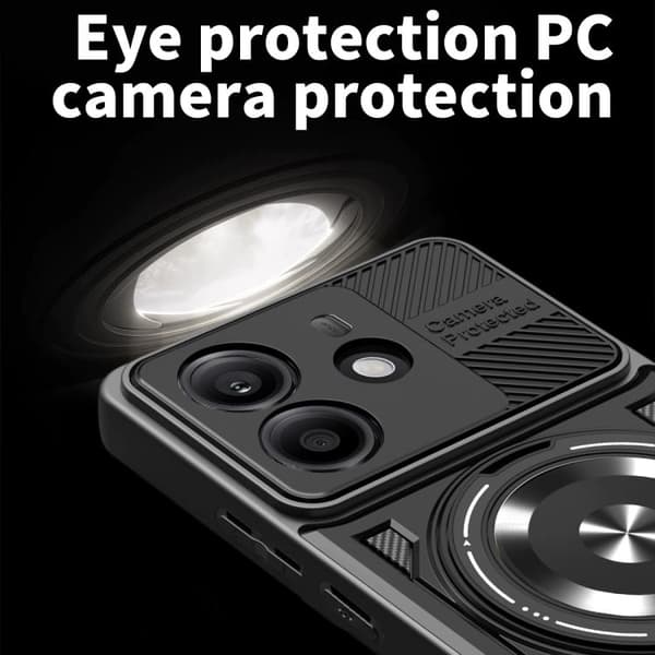 Redmi Note 14 4G - Armor Rotating MagSafe fodral Svart