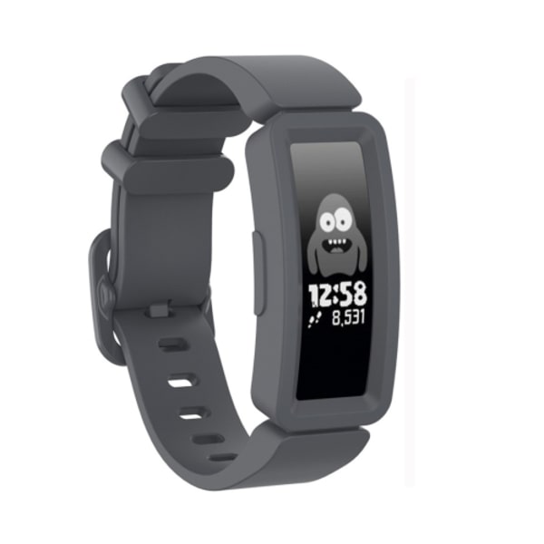För Fitbit Inspire HR / Ace 2 Silikon Smart Watch Watch Band Grey