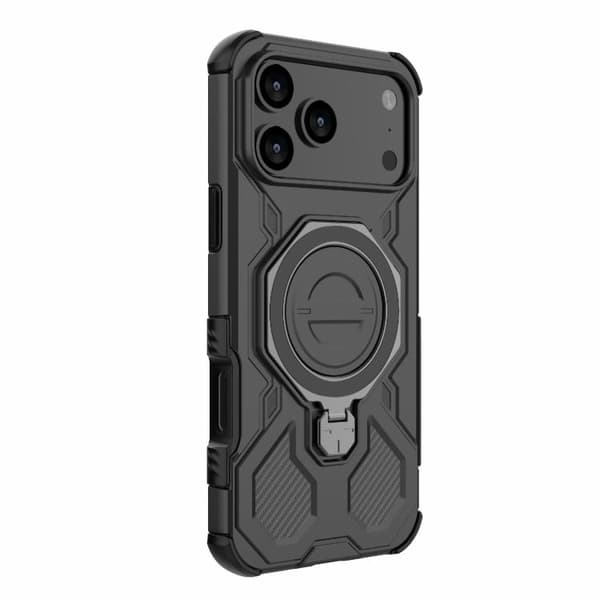 iPhone 18 Pro / iPhone 17 Pro Skal - Solid Färg med MagSafe Magnetisk TPU+PC Svart