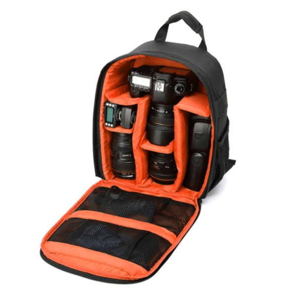 INDEPMAN DL-B012 Bärbar utomhus sport ryggsäck kameraväska för GoPro, SJCAM, Nikon, Canon, Xiaomi Xiaoyi YI, Storlek: 27,5 * 12,5 * 34 cm Orange