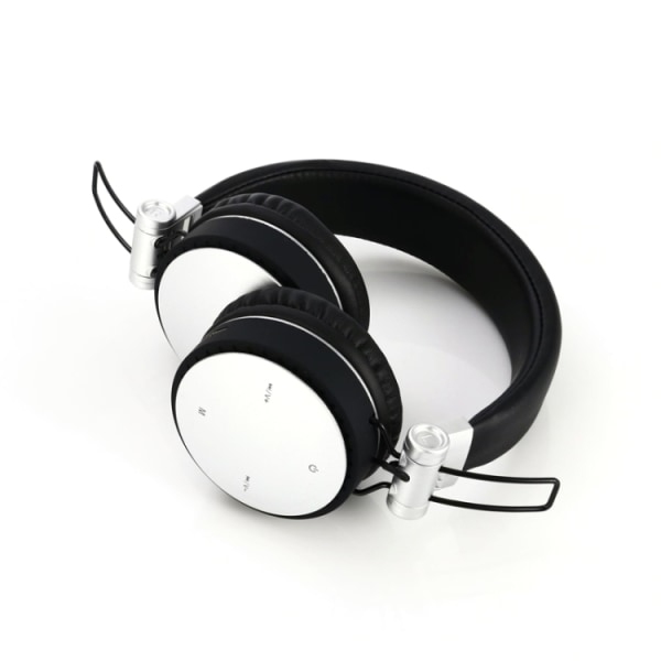 MH10 Sports Fällbart Kort Trådlöst Bluetooth Subwoofer Headset Silver