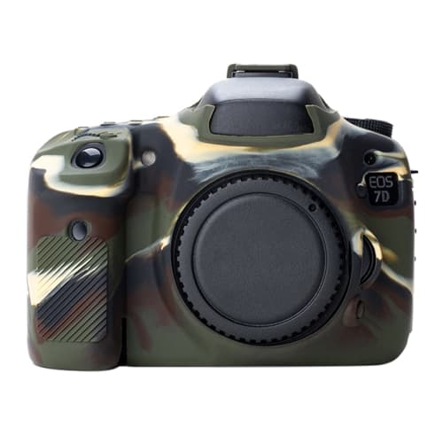 Mjukt silikonfodral för Canon EOS 7D Kamouflage