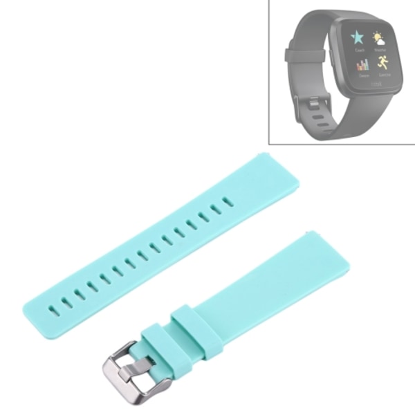 För Fitbit Versa / Versa 2 Simple Fashion Silicone Watch Band Green