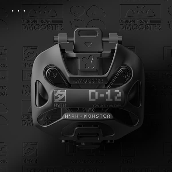 D MOOSTER D12 Hollow Trådlösa Bluetooth-hörlurar Vit