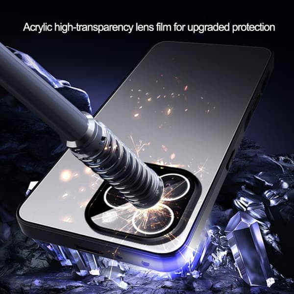 iPhone 16 Pro Skal Aluminium med Isolering - Explosionstålig Frostad Telefonfodral Silver