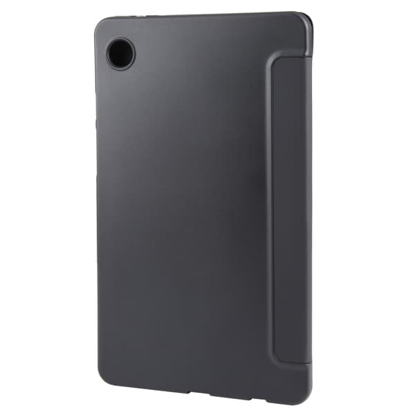 Samsung Galaxy Tab A9 / A11 Tri-fold TPU Läderfodral Svart