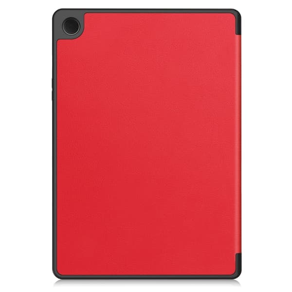 Samsung Galaxy Tab A9+ / A11+ 3-Fold TPU Smart Leather Case Röd