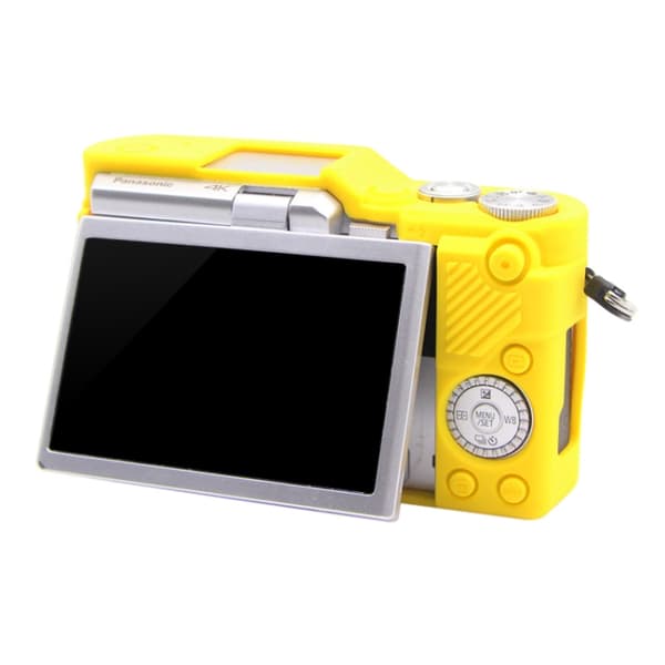 Mjukt silikonfodral för Panasonic Lumix GF10 Gul