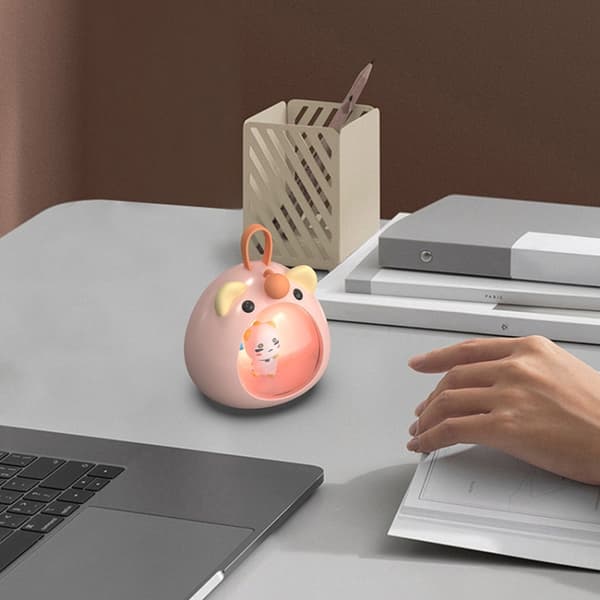 USB Bluetooth Audio Sovrum Atmosfär Cartoon Nattlampa - 4 Päls Bluetooth Typ (Anti-blå)