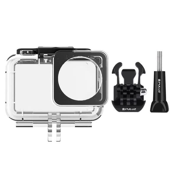 61m Vattentätt Undervattenshus Dykfodral för DJI Osmo Action, med Spänne Basfäste & Skruv