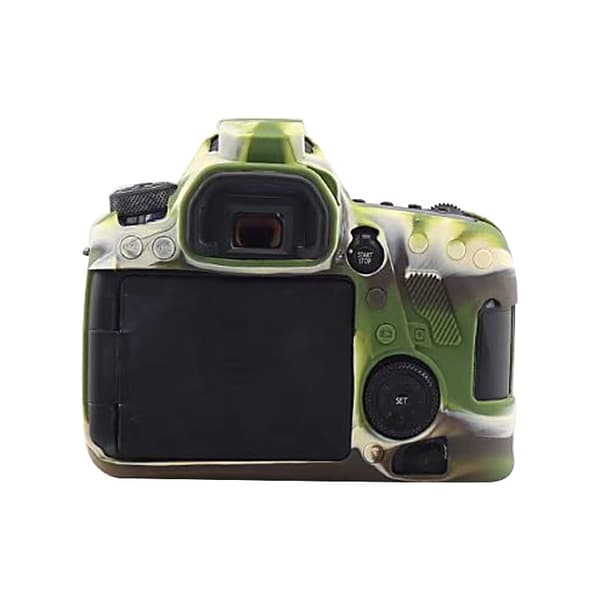 Mjukt silikonfodral för Canon EOS 6D Mark II Kamouflage