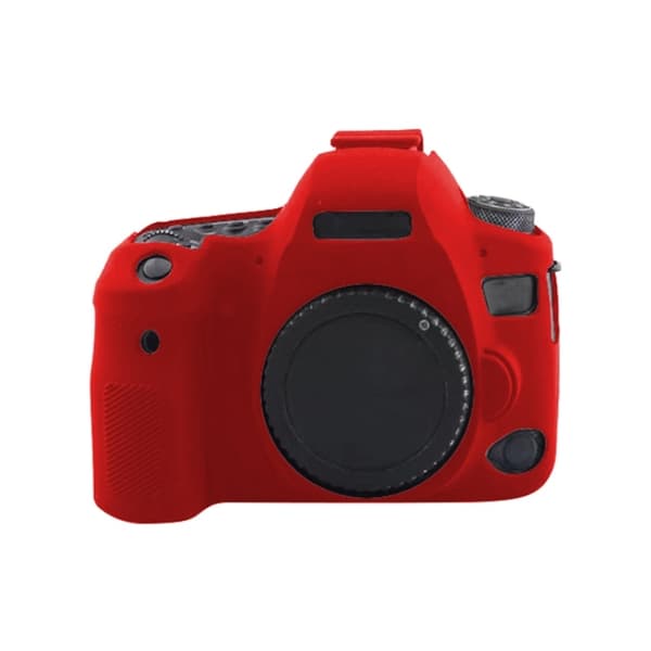 Mjukt silikonfodral för Canon EOS 6D Mark II Röd