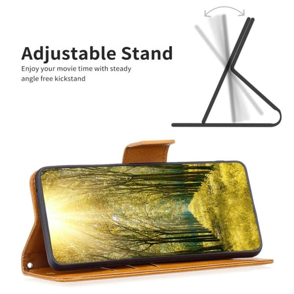 iPhone 18 Pro Max / iPhone 17 Pro Max Skal läderfodral - ren färg med lammskinnsstruktur Gul