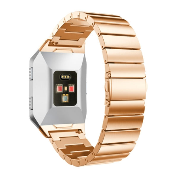För FITBIT watch i joniskt rostfritt stål Rose Gold