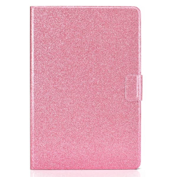 Samsung Galaxy Tab S8/S7 Smart Läderfodral med Glittrande Varnish Rosa