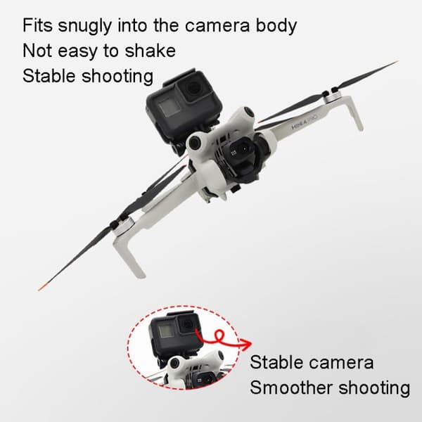För DJI Mini 4 PRO / Mini 3 Övre expansionsfäste 1/4 skruvar för stativtillbehör