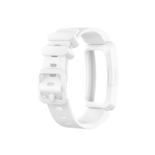 Smart Watch Silicon Watch Band för Fitbit Inspire HR White