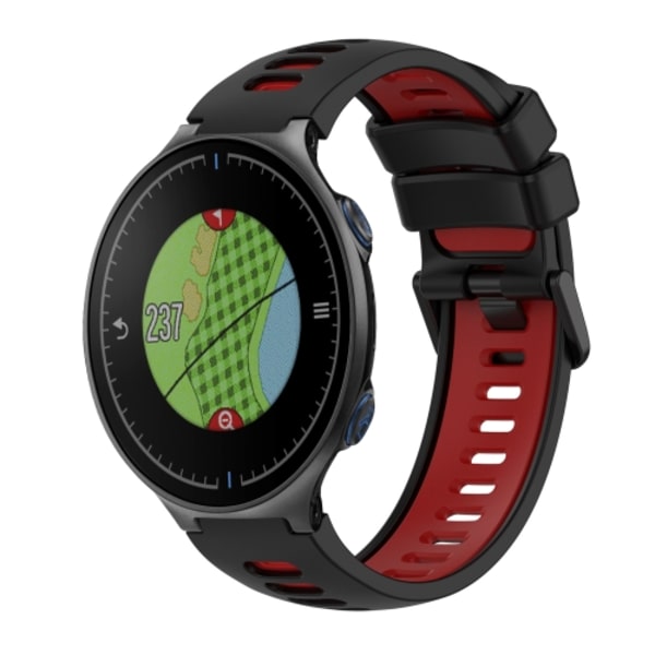 För Garmin Approach S5 Tvåfärgad watch Black-Red