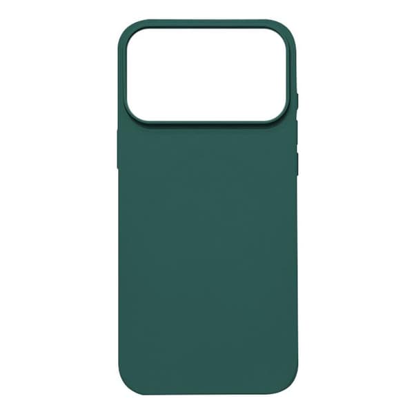 iPhone 18 Pro Max / iPhone 17 Pro Max Skal - flytande silikon med MagSafe Mörkgrön