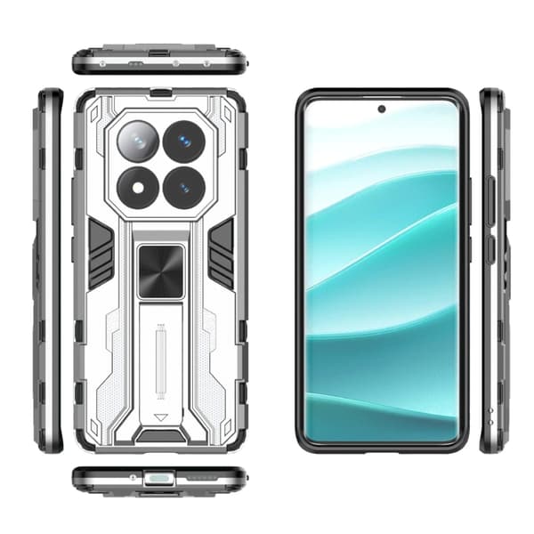 Redmi Note 14 Pro 5G Supersonic PC + TPU Mobilskal Vit
