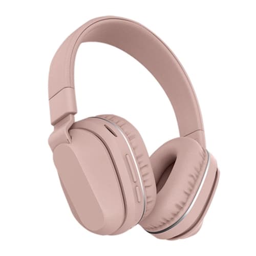 P2 Fällbar Stereo Bluetooth Trådlöst Headset Inbyggd Mikrofon för PC / Mobiltelefoner Rosa