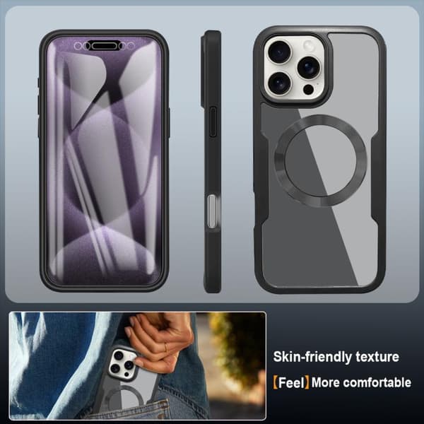 iPhone 18 Pro Max / iPhone 17 Pro Max CD-textur Skal med MagSafe Blå