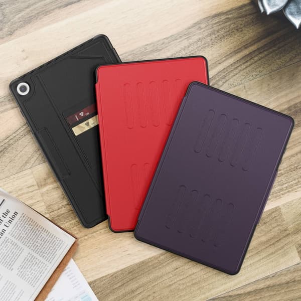 Samsung Galaxy Tab A9+ / A11+ magnetiskt läderfodral Lila