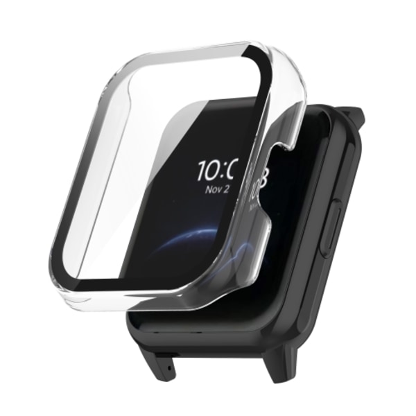 För OPPO Realme Watch 2 Integrated PC + Toughened Film Protective Case Transparent